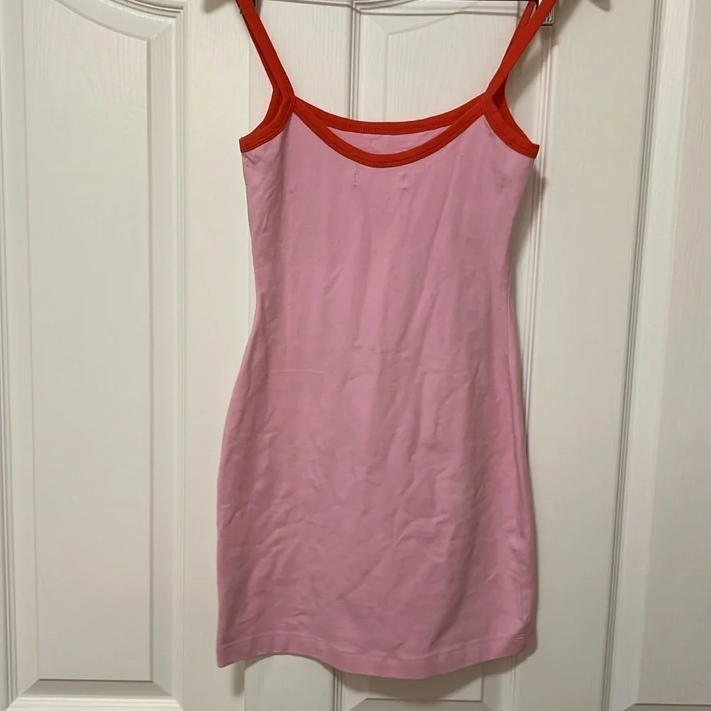 Urban Outfitters Burnout Tank Top Dress -  Pink Size XS - Like New - Picture 5 of 6